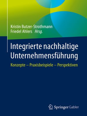 cover image of Integrierte nachhaltige Unternehmensführung